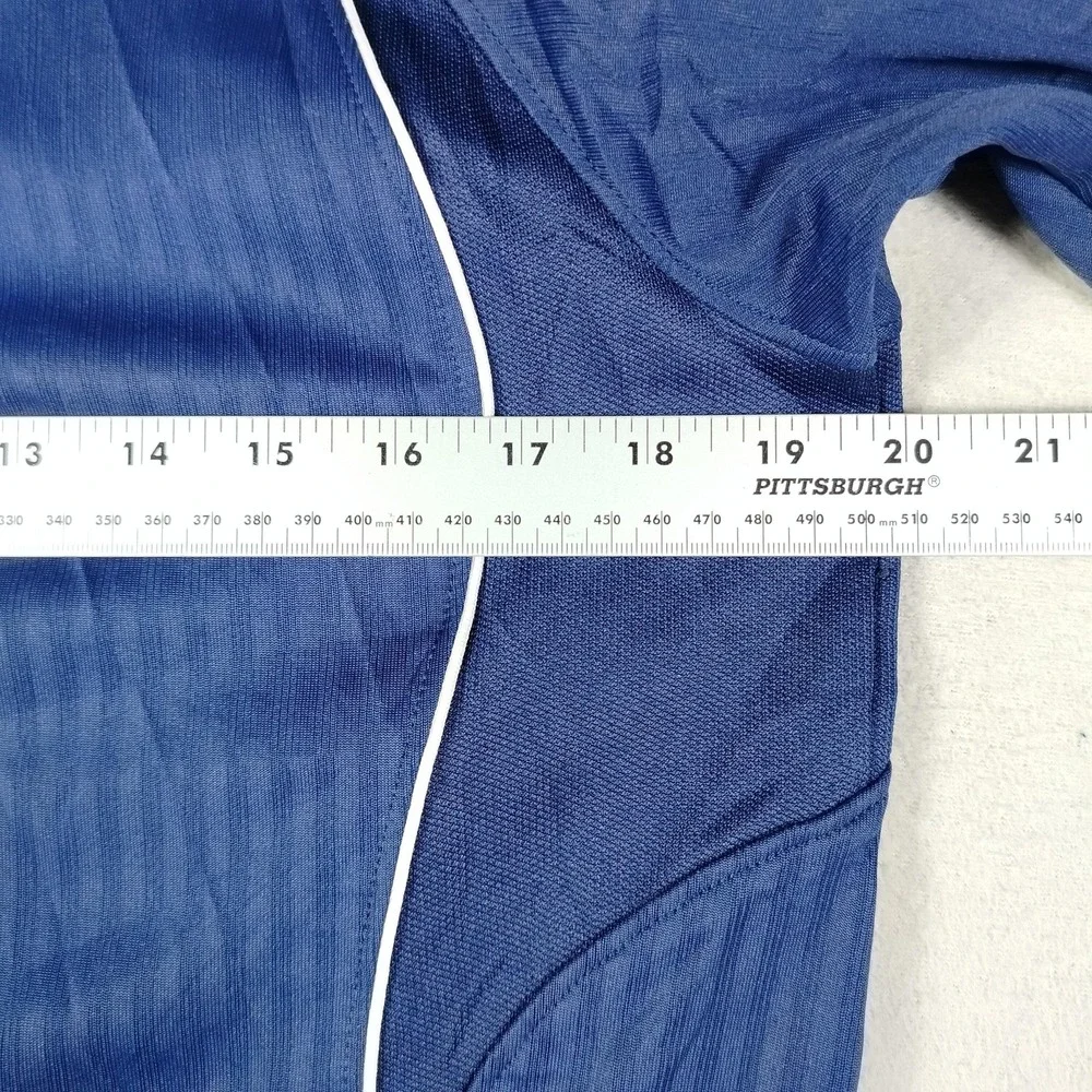 FILA Pullover Youth Small Blue 1/4 Zip Tonobaba Junior High School Japanese